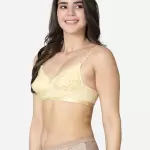 Traditional push up bra in Hakoba fabric